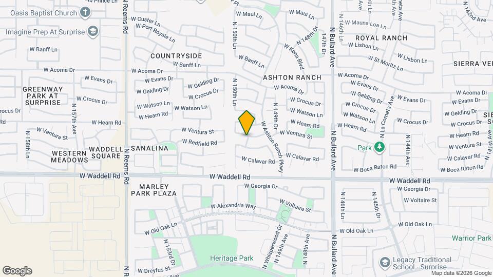 15021 W Ventura St Map and Location Details