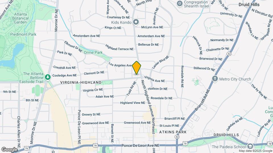 982 NE Virginia Ave Map and Location Details