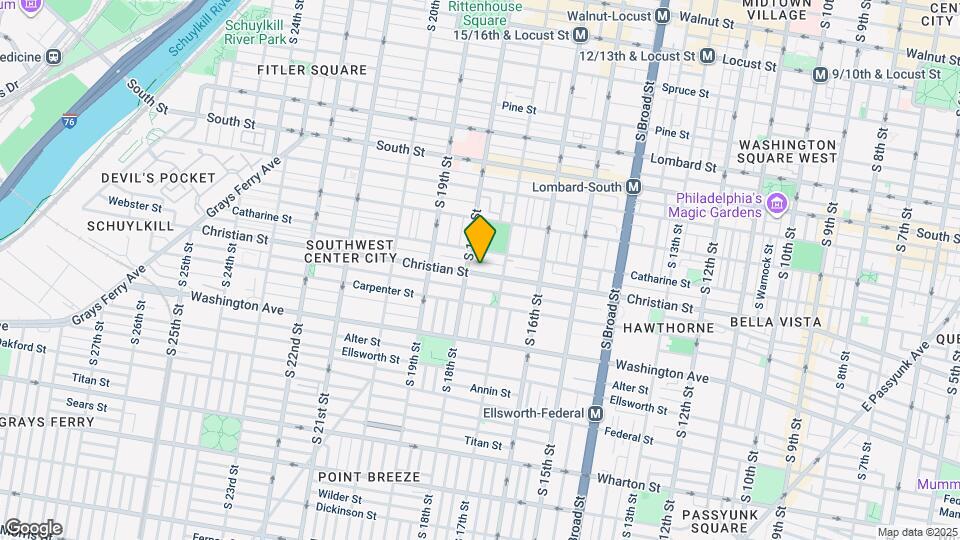 1733 Christian St Map and Location Details