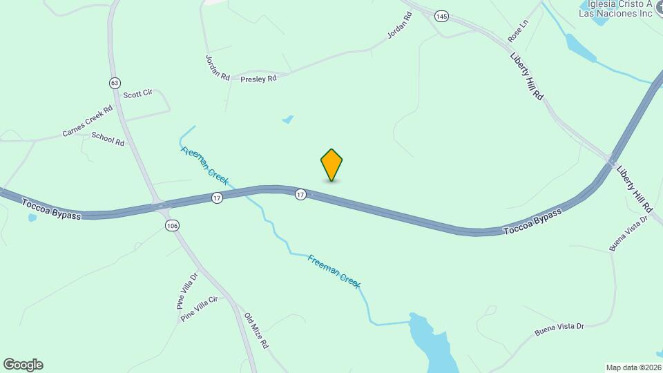 2636 Toccoa Bypass Map and Location Details