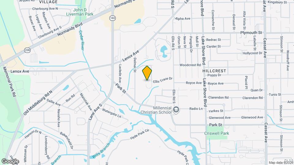 1460 Ellis Trace Dr W Map and Location Details