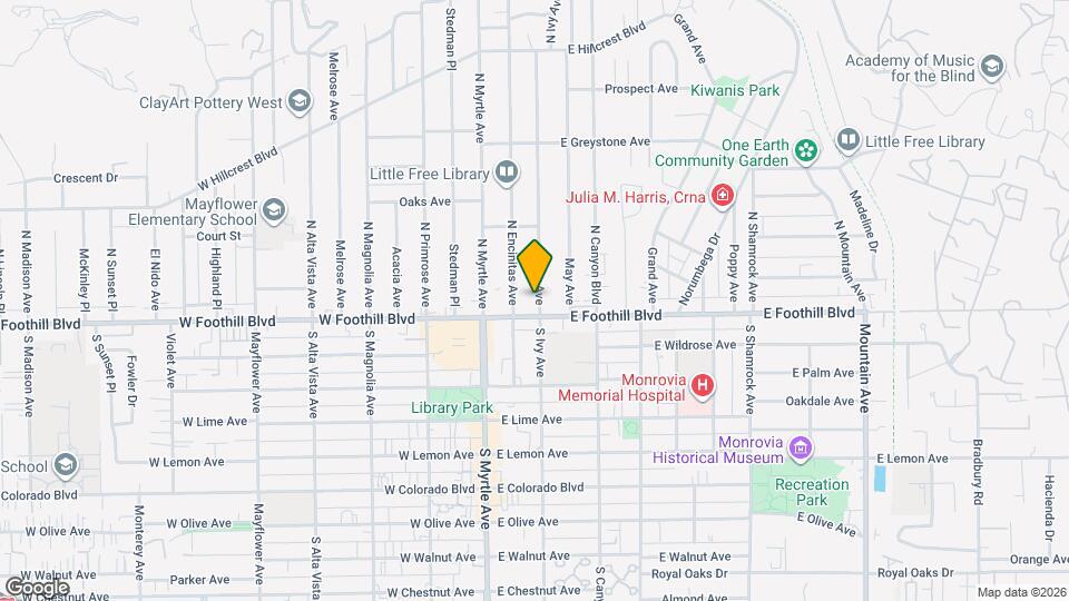 113 N Ivy Ave Mapa y Detalles de la Ubicación