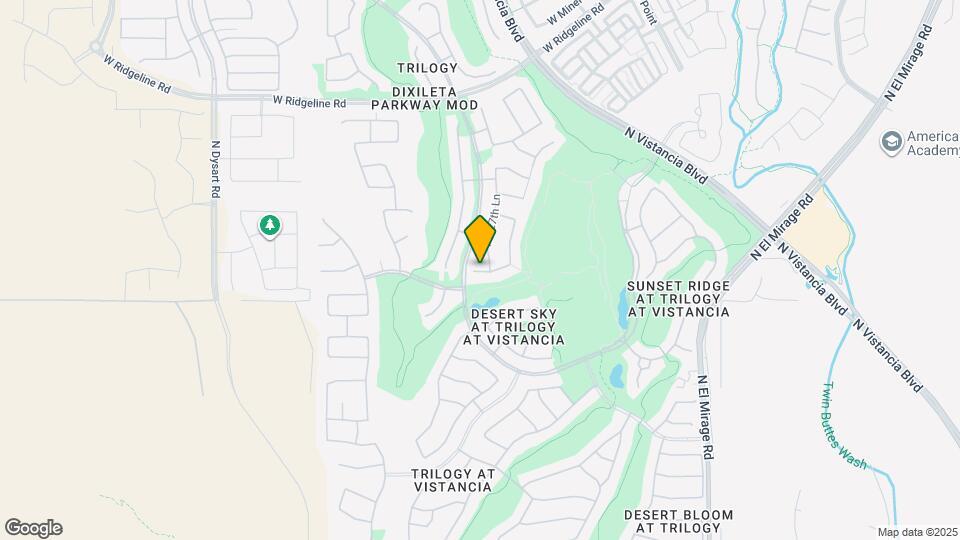 12784 W Desert Vista Trail Map and Location Details