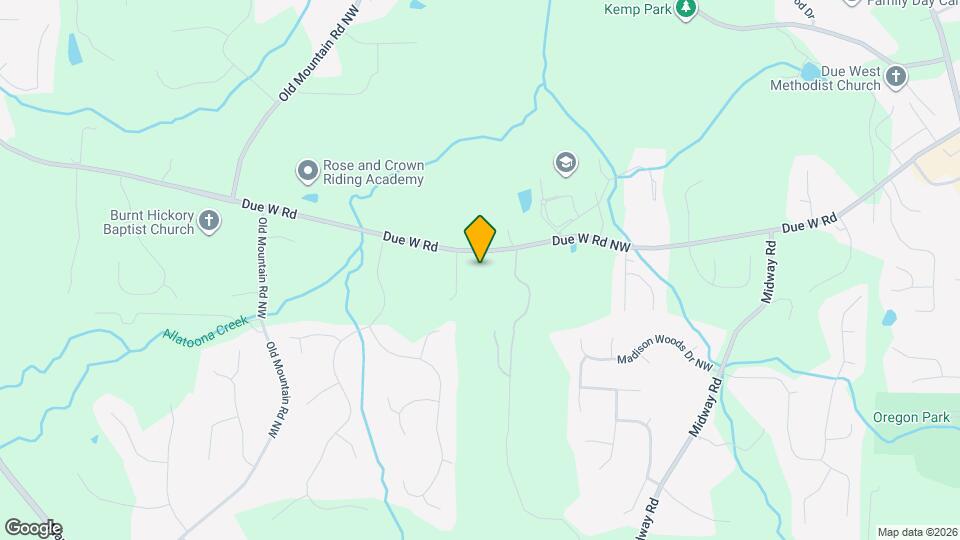 4641 Due W Rd NW Map and Location Details