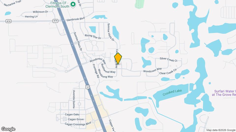 1124 Cedarwood Way Mapa y Detalles de la Ubicación