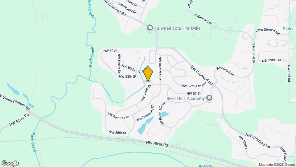 5710 NW Verlin Dr Map and Location Details