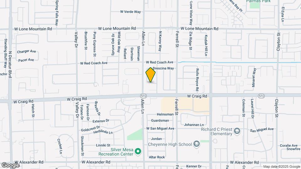 3601 Uranus Dr Map and Location Details