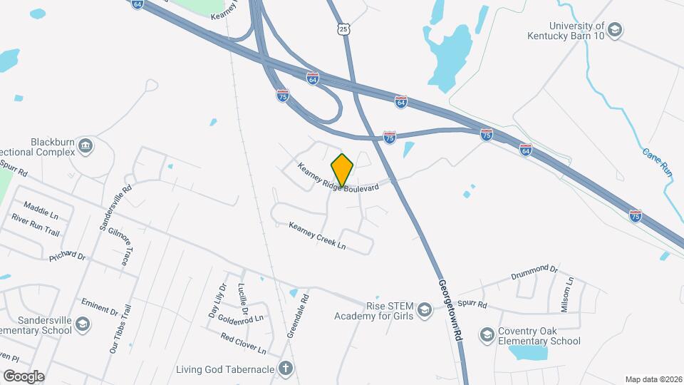 2588 Kearney Ridge Boulevard Map and Location Details