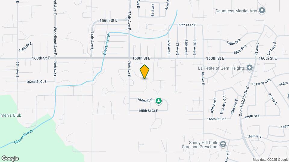7928 161st St Ct E Map and Location Details