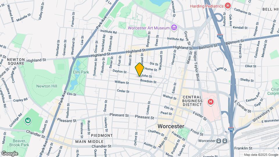 38 Bowdoin St Mapa y Detalles de la Ubicación