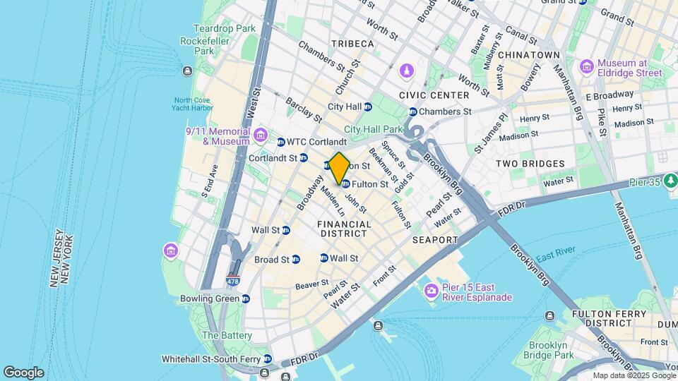 65 Nassau St Mapa y Detalles de la Ubicación