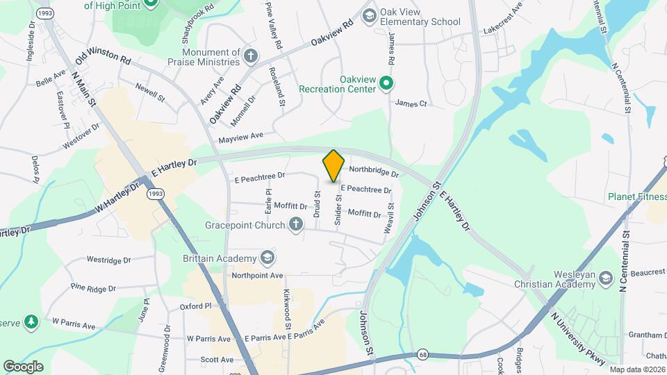 315 Snider St Map and Location Details