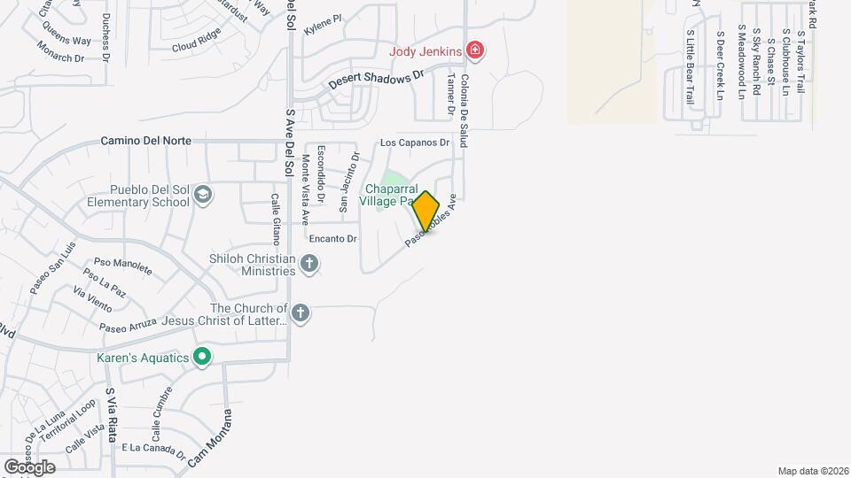 1307 Paso Robles Ave Map and Location Details