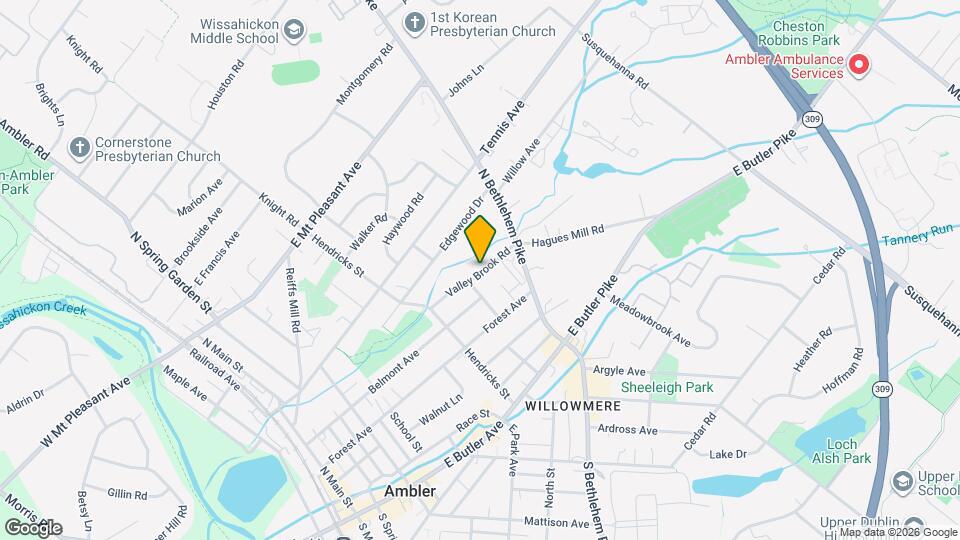 327 Valley Brook Rd, Unit 327 Apartment Map and Location Details