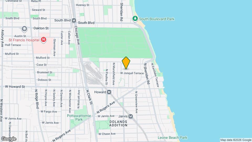 1542 W Jonquil Ter, Unit 207 Mapa y Detalles de la Ubicación