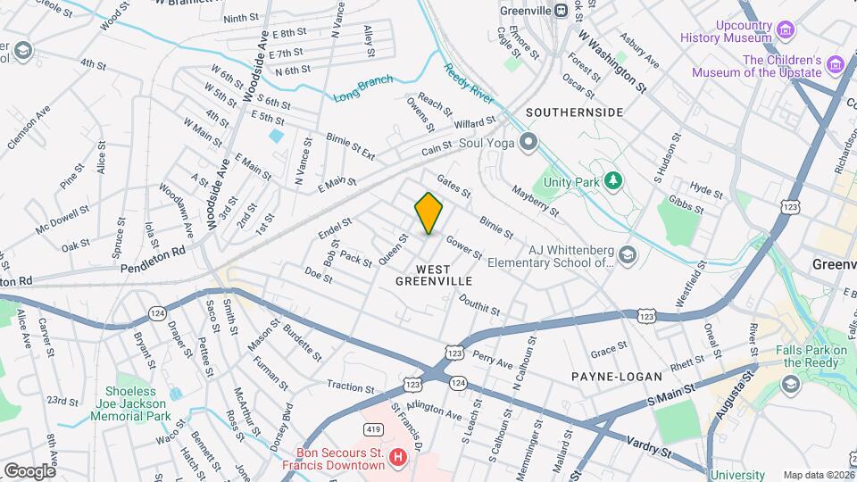 104 Rochester St Map and Location Details