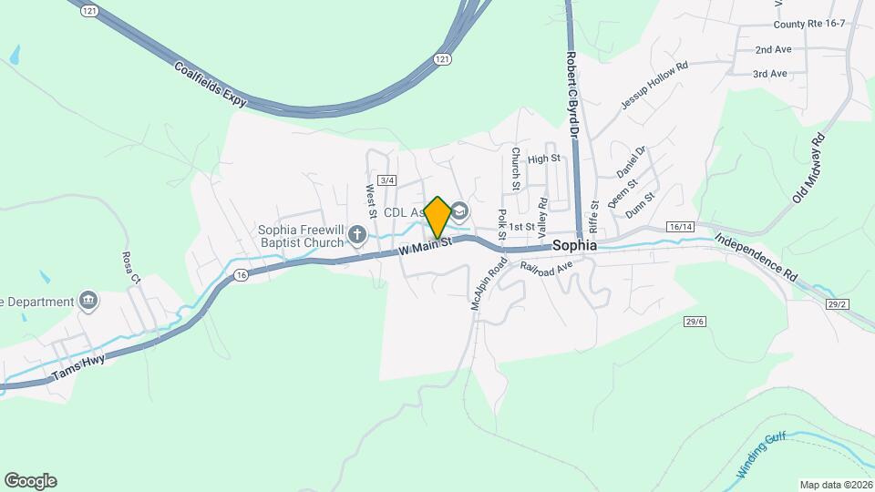 615 W Main St Map and Location Details