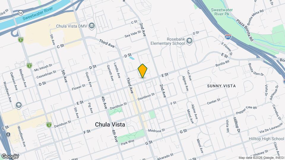 255 E St Map and Location Details