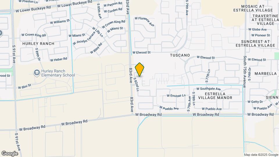 8227 West Odeum Ln Map and Location Details