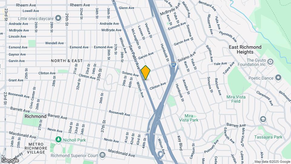12548 San Pablo Ave Mapa y Detalles de la Ubicación