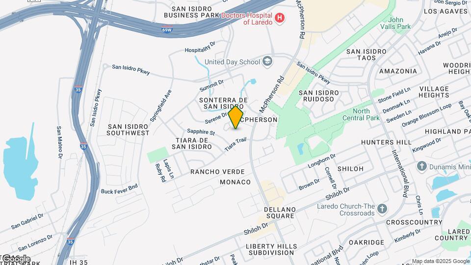 9802 Cantera Ct Map and Location Details