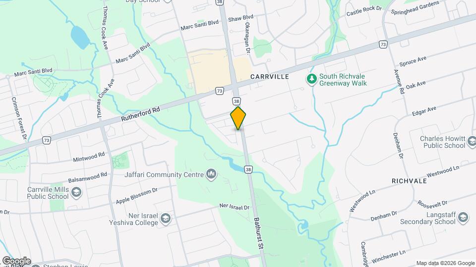 9144 Bathurst St Map and Location Details