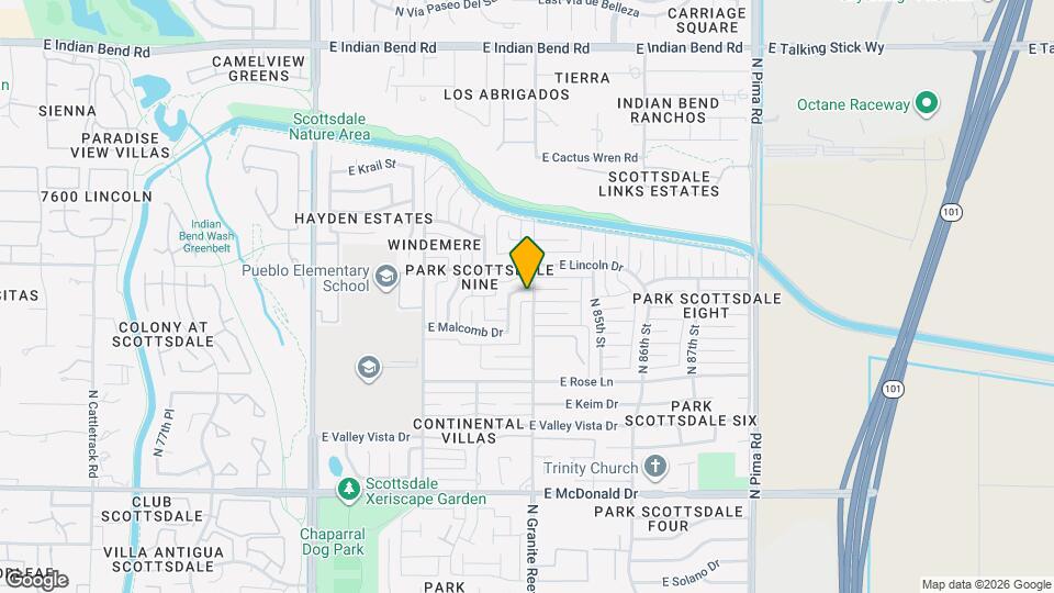 8355 E Stella Ln Mapa y Detalles de la Ubicación