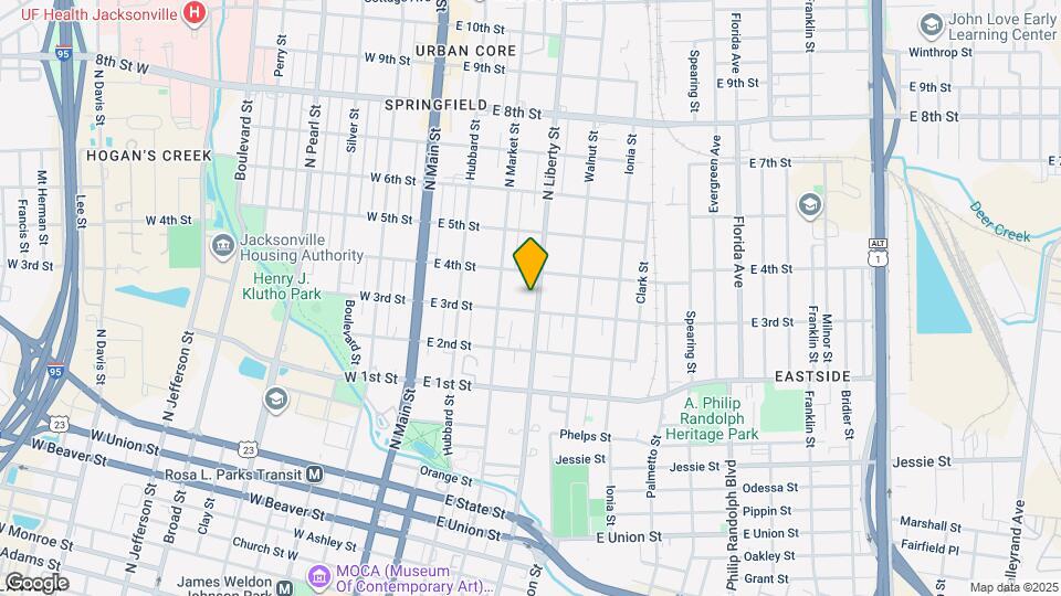 1320 N Liberty St Map and Location Details