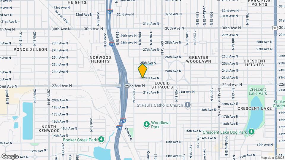 1736 23rd Ave N Map and Location Details