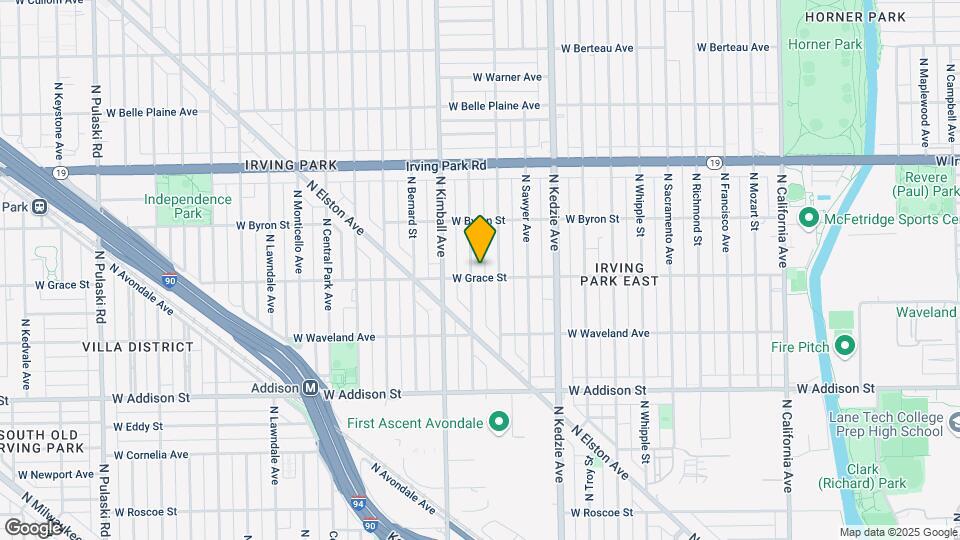 3805 N Christiana Ave Map and Location Details