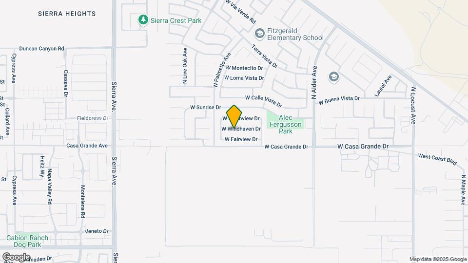 2619 W Windhaven Dr Map and Location Details