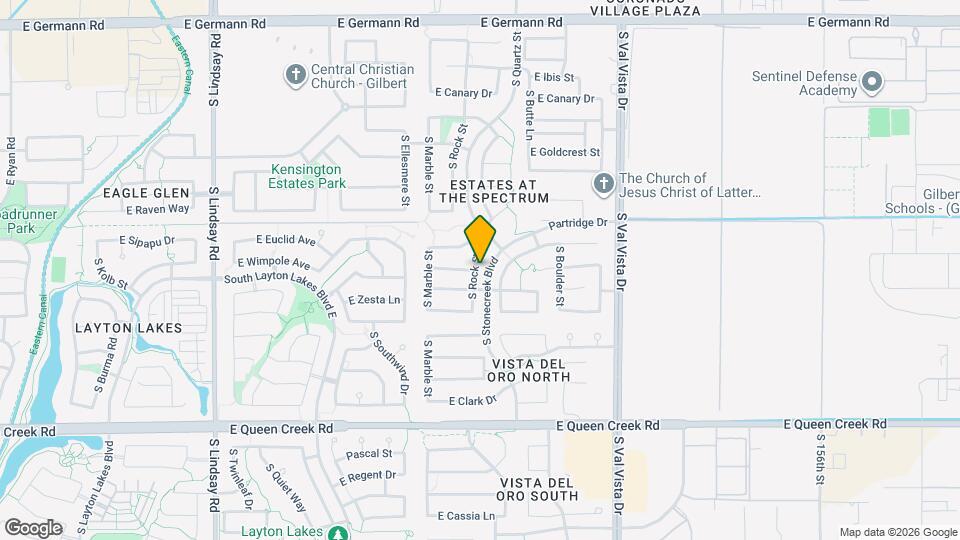 4487 S Rock St Map and Location Details