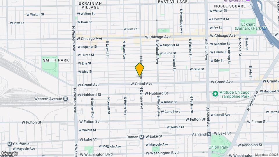 2001 W Race Ave Mapa y Detalles de la Ubicación