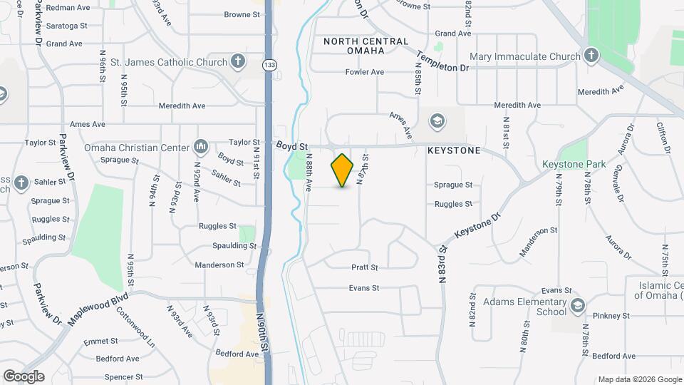 8811 Sprague Cir Map and Location Details