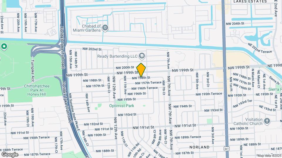 1000 NW 198th St Map and Location Details