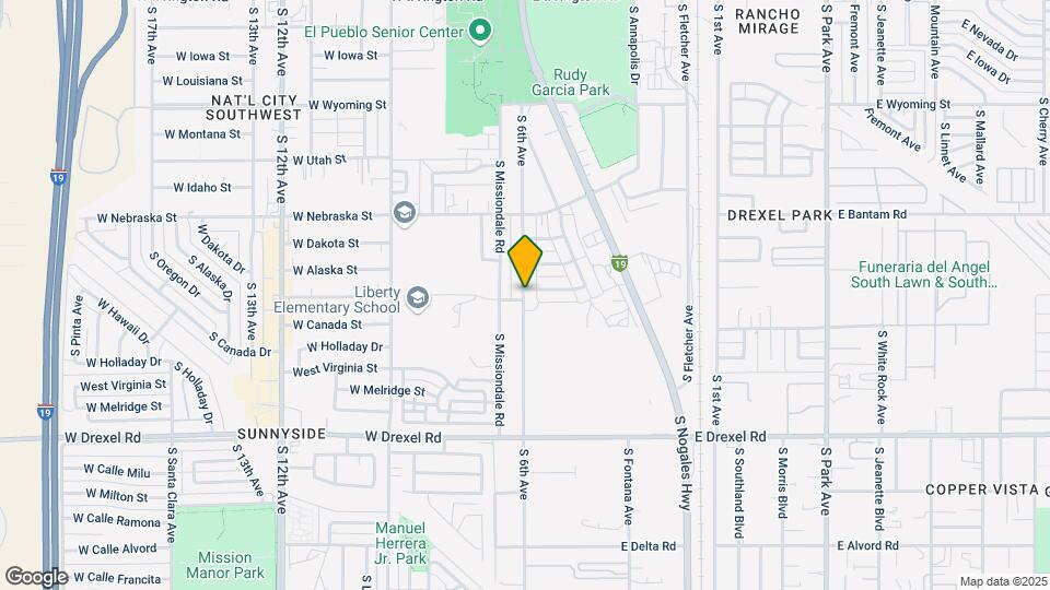 5457 S 6th Ave Map and Location Details