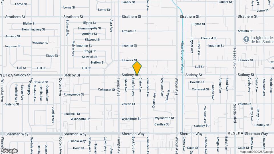 19148 Saticoy St Map and Location Details