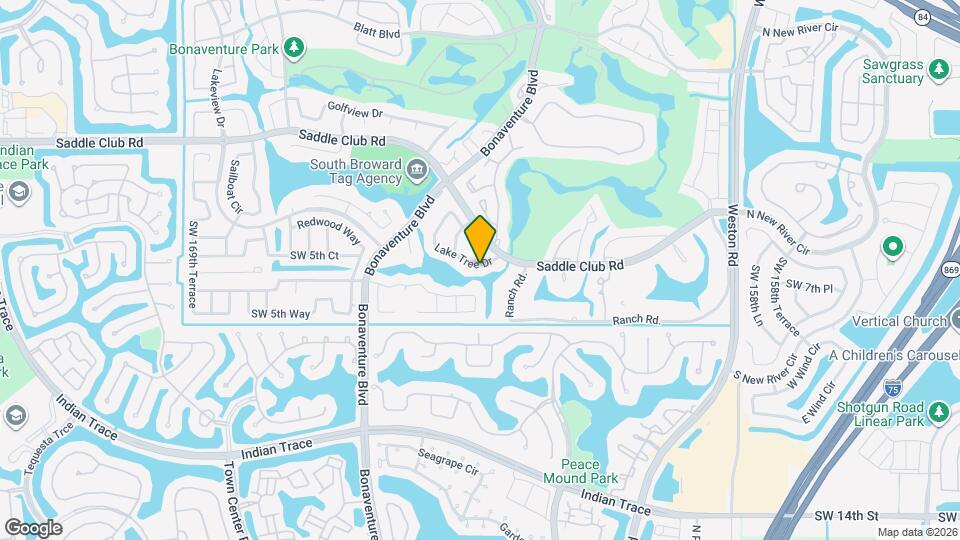 16530 Lake Tree Dr Map and Location Details
