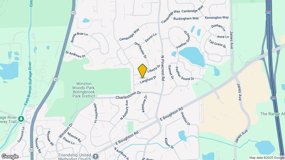 410 Langford Dr Map and Location Details