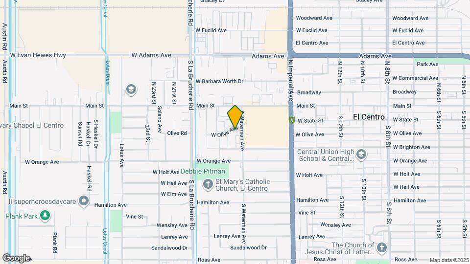 1705 W Olive Ave, Unit D Map and Location Details