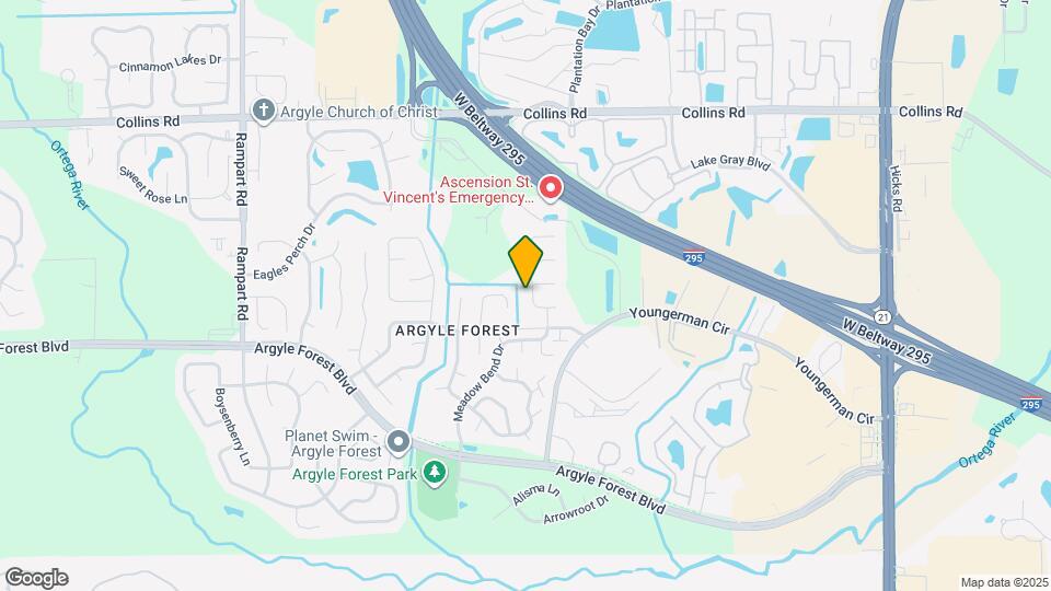 8228 Honeysuckle Ln Map and Location Details