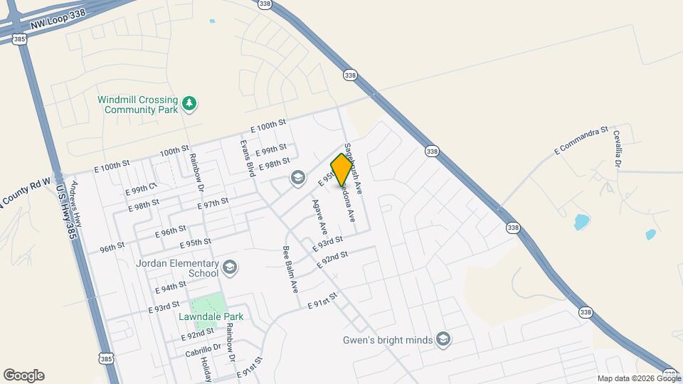 9411 Sedona Ave Map and Location Details