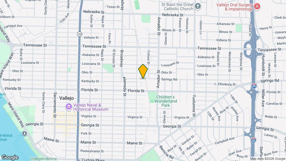 117 Springs Rd Map and Location Details