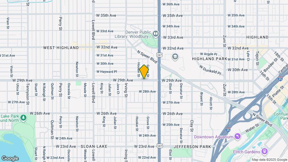 3146 W 29th Ave Map and Location Details