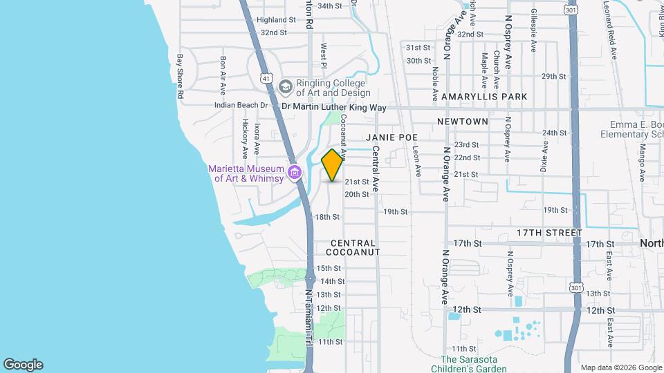 1268 21st St Map and Location Details