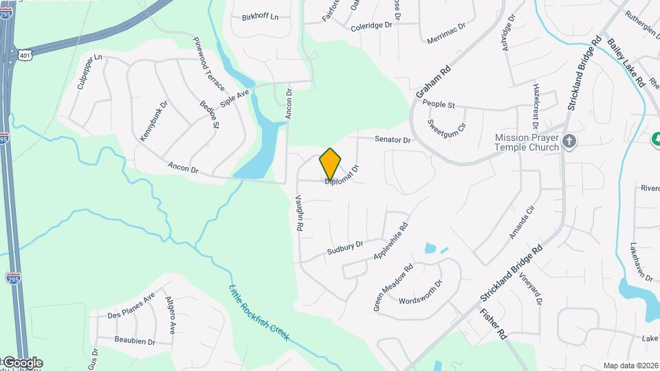 1611 Diplomat Dr Map and Location Details