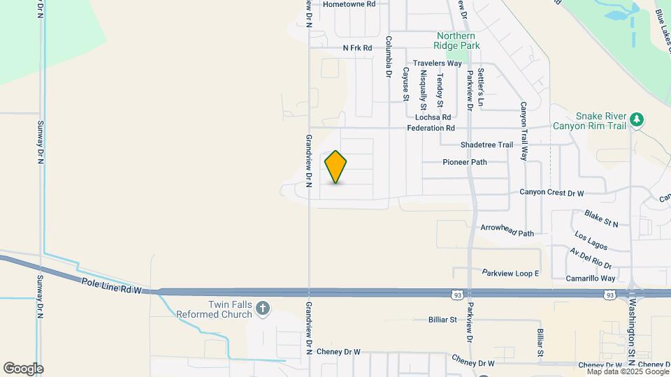 843 Bighorn Dr Map and Location Details