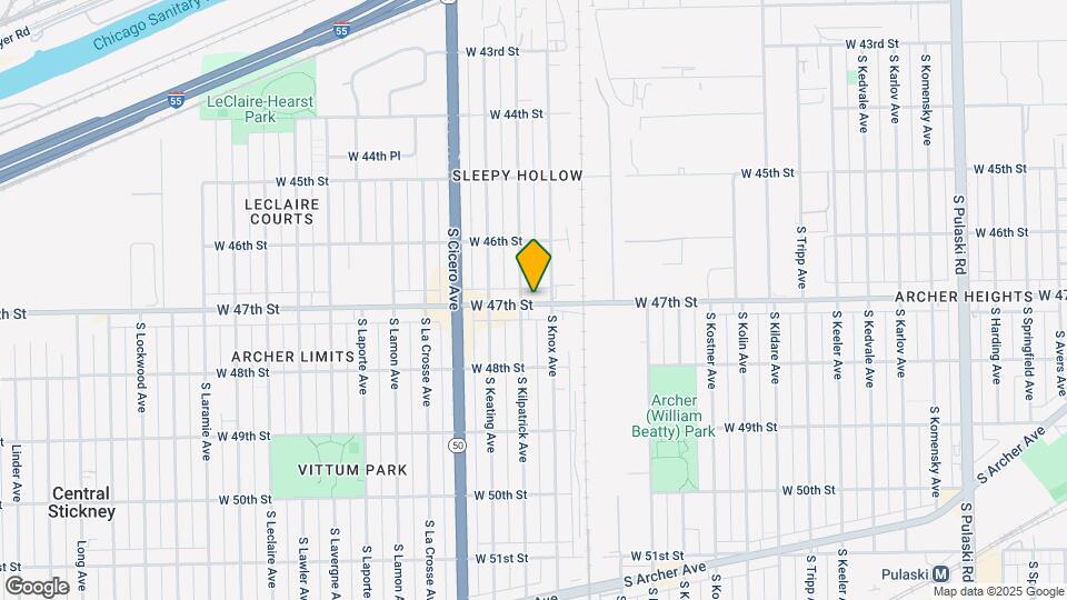 4644 W 47th St Map and Location Details