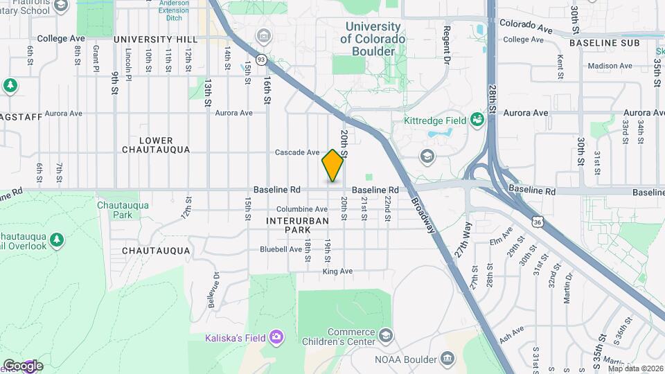 1901 Baseline Rd Map and Location Details