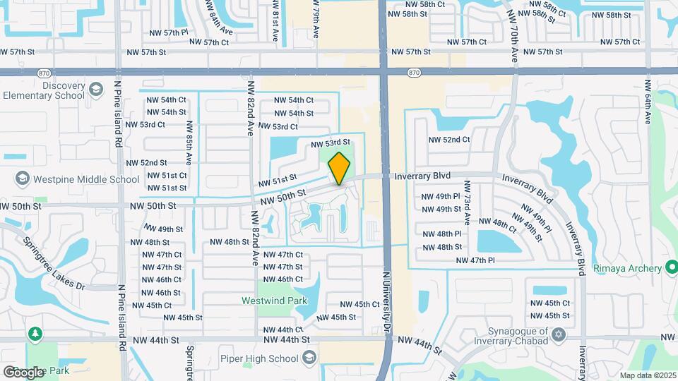 7710 NW 50th St, Unit 307 Map and Location Details
